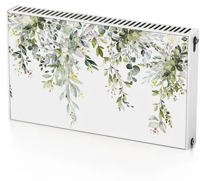 Produktbild von Efeu – Magnetische Heizkörperabdeckung – 100x60 cm – Magnet Heizkörperabdeckung – 3D Würfel – Heizkörperverkleidung – Magnetische Wandverkleidung – Wetterfest