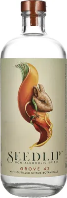 Produktbild von Seedlip 42, alkoholfreie Gin-Alternative, mit Orangengeschmack, 0,0% vol, 700ml Einzelflasche