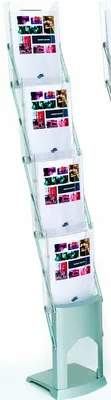 Produktbild von Expolinc Brochure Stand Prospektständer 4xDIN A4 - faltbar - in Tragetasche