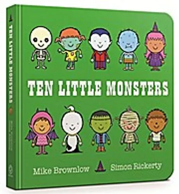 Imagen del producto de Ten Little Monsters Board Book