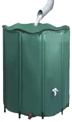 Produktbild von Regenwassertank, zusammenklappbares Design, 1000 Liter Kapazität, Grün