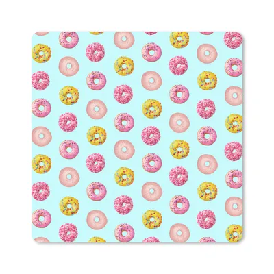 Produktbild von MuchoWow® Mauspad Mousepad Farben - Muster - Donut 20x20 cm - Mousepads - Maus Mat - Pad - Mausunterlage - Desk Mat - Bureauartikeln
