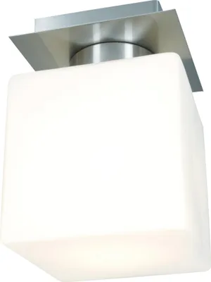 Produktbild von Näve Leuchten Glas-Deckenleuchte Glas-Deckenleuchte Deckenleuchten - Glas-Deckenleuchte, Deckenlampe aus Metall und Glas in weiß, 18 cm hoch, Ø 12 cm, E27-Fassung