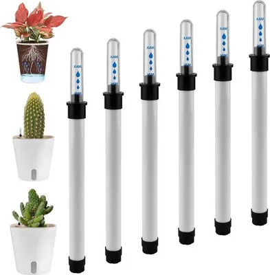 Immagine prodotto di Indicatori di livello dell'acqua da 18 cm per piante - Indicatori di irrigazione per coltura idroponica - 6 pezzi.