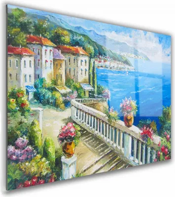 Zdjęcie produktu dla OBRAZ NA SZKLE PROSTOKĄTNY 40x30cm 146 Grecja