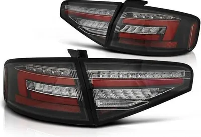 Produktbild von Voll LED Lightbar Rückleuchten passend für Audi A4 B8 (8K) Bj. 11-15 Schwarz für LED