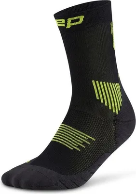 Produktbild von cep CEP Herren Core Run Mid Cut Laufsocken lime/black IV