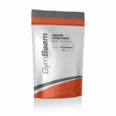 Produktbild von GymBeam - Mikronisiertes Kreatin-Monohydrat (100% Creapure®) 250 g ohne Geschmack