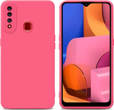 Obrázek produktu pro Cadorabo Case for Samsung Galaxy A20s Protective Cover in Red TPU Silicone Etui Case Kryt mobilního telefonu