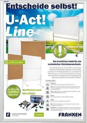 Produktbild von Bilderwechselrahmen, DIN A1, Brandschutzklasse B1