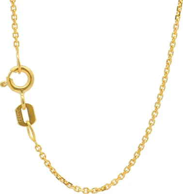Produktbild von Ankerkette diamantiert Länge 40cm - Breite 1,2mm - 333-8 Karat Gold
