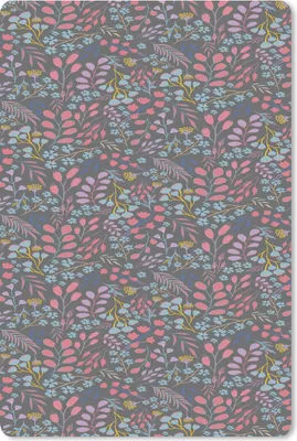 Produktbild von MuchoWow® Mauspad Mousepad Blumen - Pastell - Gestaltung - Natur 18x27 cm - Mousepads - Maus Mat - Pad - Mausunterlage