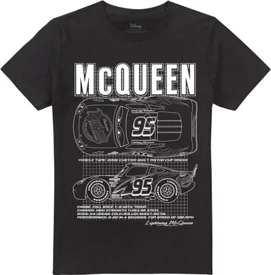 Produktbild von Cars - T-Shirt für Herren TV15122 (M) (Schwarz)