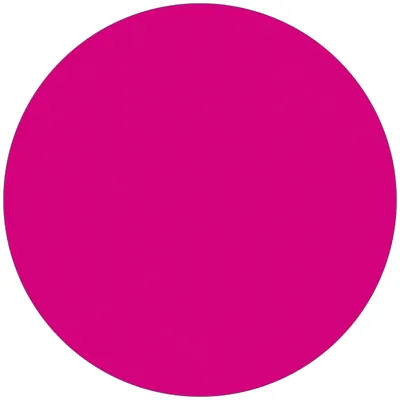 Produktbild von Wallario Premium Glasbild, freischwebende Optik, kräftige Farben, rund 50cm Durchmesser, Motiv Pink