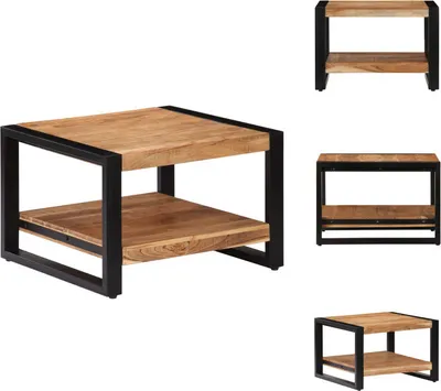 Produktbild von vidaXL Couchtisch 60 x 60 x 40 cm Massivholz Akazie -  Couchtische