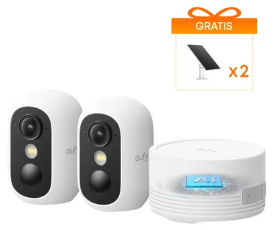 Produktbild von eufy Security eufyCam C35 2-Kamera-Set – Kabellose eufyCam C35 2+1 white