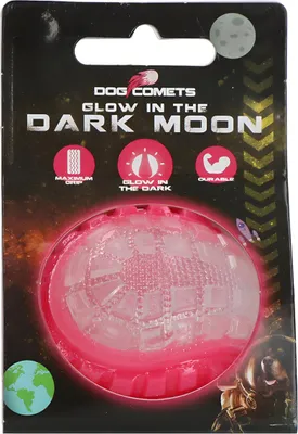 Produktbild von Dog Comets COME017Q, Hund, Kugellager, Pink, Gummi, Kauend, Zahnreinigung, 10 cm
