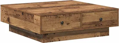 Obrázek produktu pro vidaXL Konferenční stolek staré dřevo 90 x 90 x 28 cm materiál na bázi dřeva