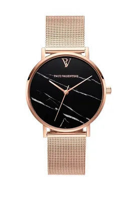 Image de Paul Valentine Montre Femme - Marble Rose Gold Mesh PV36911