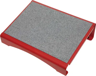 Produktbild von MAUL Fußstütze MAULflair 40 x 30 cm Nadelfilz rot