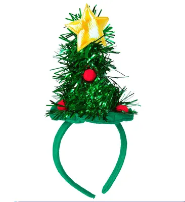 Produktbild von "WEIHNACHTSBAUM MINIHUT" mit Lametta