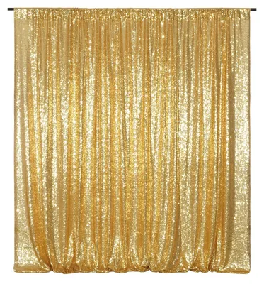Pailletten Hintergrund 305x305 cm Gold Hochzeit Party