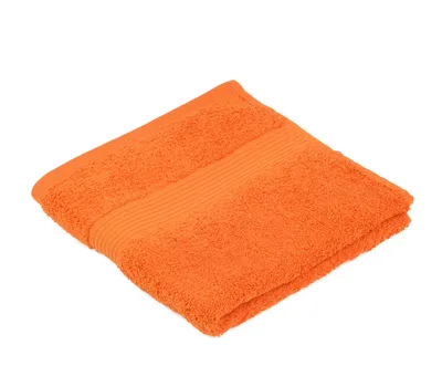 Produktbild von sleepling - liebling Duschtuch, 100% hochwertige Baumwolle, mit Schlaufe, 70 x 140 cm, waschbar & trocknergeeignet, formstabil, weich, orange
