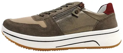 Image de Ara Sapporo 3.0 : Chaussures de sport pour femmes, lacets, couleur marron, style décontracté