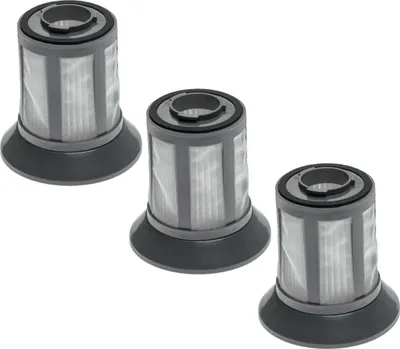 Produktbild von vhbw 3x Staubsaugerfilter kompatibel mit Bomann BS 9012 CB Eco Cyclon, BS 9022 CB Staubsauger - Filtereinsatz (Nylon- + HEPA-Filter) Schwarz Grau Weiß