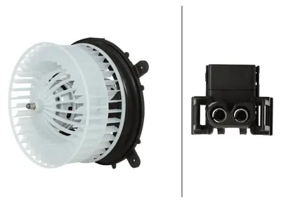 Immagine prodotto di Ventola per abitacolo 12 V, 468 W, a 2 poli, HELLA, per MERCEDES-BENZ CLASSE S e altri modelli