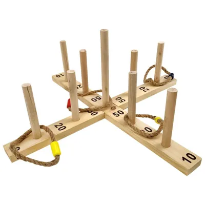 Immagine prodotto di Gioco del lancio degli anelli di legno Alert