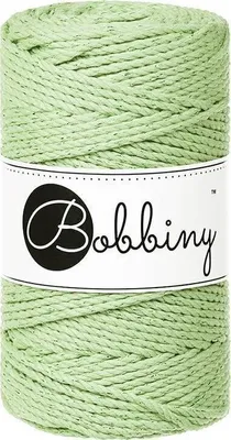 Produktbild von Bobbiny 3PLY Macramé Rope 3 mm 100 m Unicolor Matcha Schnur