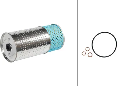 Produktbild von Ölfilter-Einsatz Ø 92 mm HELLA passend für u.a. MERCEDES-BENZ 123