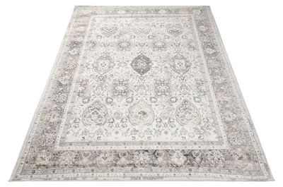 Produktbild von Tapiso Teppich VALLEY Modern Kurzflor Grau Beige Wohnzimmer 300 x 400 cm