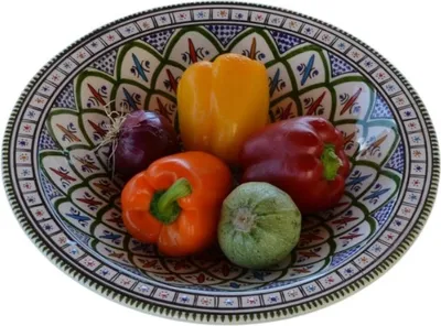 Obrázek produktu pro Plat Tebsi Bakir vert - D 33 cm