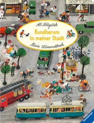 Produktbild von Ravensburger Pappbilderbuch Mein Wimmelbuch Rundherum in meiner Stadt 41788