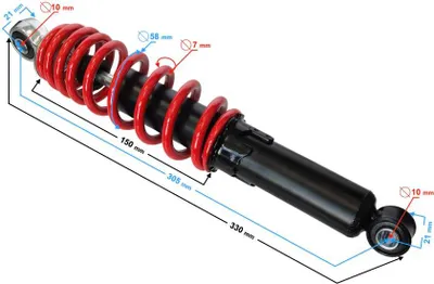 Obrázok produktu pre ATV 110 tlmič 30 cm/7 mm