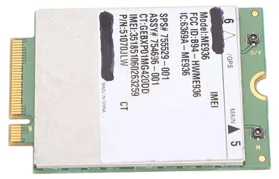 Image de Carte réseau 4G LTE ME936 SPS 755529, vitesse de téléchargement de 100 Mbps, module de carte réseau NGFF M.2 pour ordinateur