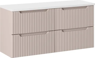 Produktbild von Waschtischunterschrank 120.4cm Riva mit 4 Schubladen, Kaschmir