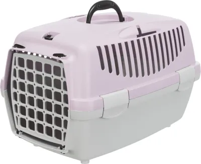 Produktbild von TRIXIE Transportbox Capri 1, XS: 32 x 31 x 48 cm, hellgrau / flieder