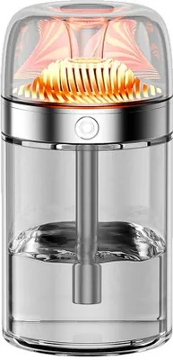 Image de Mini humidificateur de voiture, portable, USB, LED, compact.