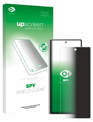 A product shot of a screen protector packaging and the screen protector itself, displayed on a white background.