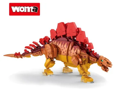 Produktbild von WOMA Stegosaurus Dinosaurier Klemmbausteine
