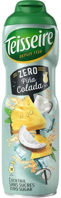 Image de Teisseire Drink Syrup Pina Colada 0% 600ml - Cocktails (1 pack)