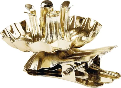 Produktbild von BRUBAKER 60er Pack Baumkerzenhalter für Weihnachtsbaum - Vintage Kerzenhalter Gold - Traditionelle Kerzenzwicker mit Clip