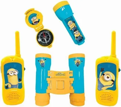 Obrázek produktu pro Sada Minions Adventure s vysílačkami, dosah 120 m, dalekohled, kompas, baterka