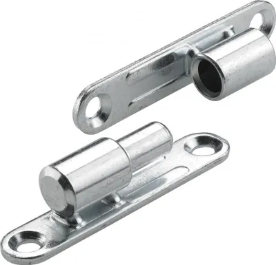 Produktbild von 2er-Set Stahlscharniere für HETTICH-Möbel, L.97 x B.70 mm x Dm.13 mm
