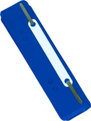 Produktbild von DONAU Einhänge Heftstreifen Eco PP Kunststoff Metalldeckleiste 25 Stück 150x34mm Einhakhefter Büro Schule Nachtblau innovativ