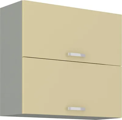 Immagine prodotto di Armadietto superiore a battente ULLERIKE - larghezza 80 cm, crema / grigio