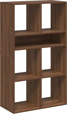 Image de vidaXL Bibliothèque marron imitation chêne 66x31x112 cm Bois composite